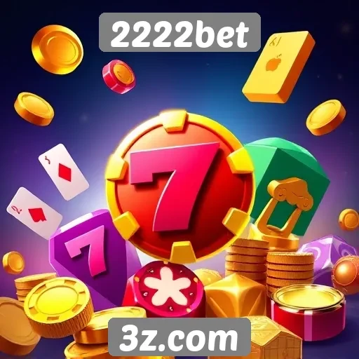 Diversidade de jogos disponíveis na 2222bet