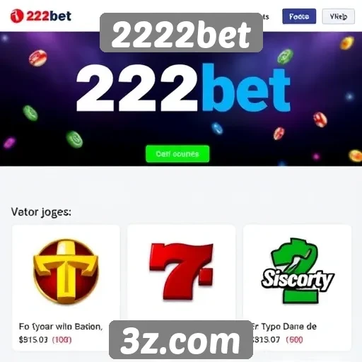 Principais jogos disponíveis na plataforma 2222bet